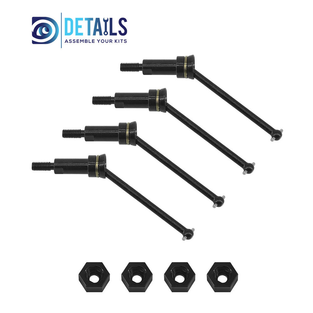 Metal Front&Rear Drive Shaft CVD For ARRMA 1/18 GRANITE GROM Upgrade Parts 4pcs