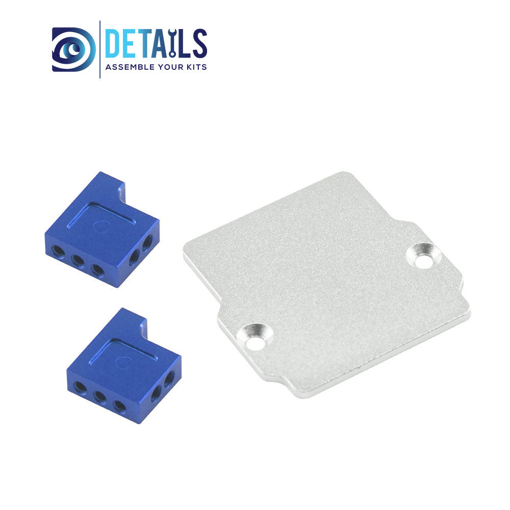 Hobby Details Aluminum Reciver ESC Servo Mount Seat forARRMA 1/18 MOJAVE GRANITE GROM Upgrade Parts
