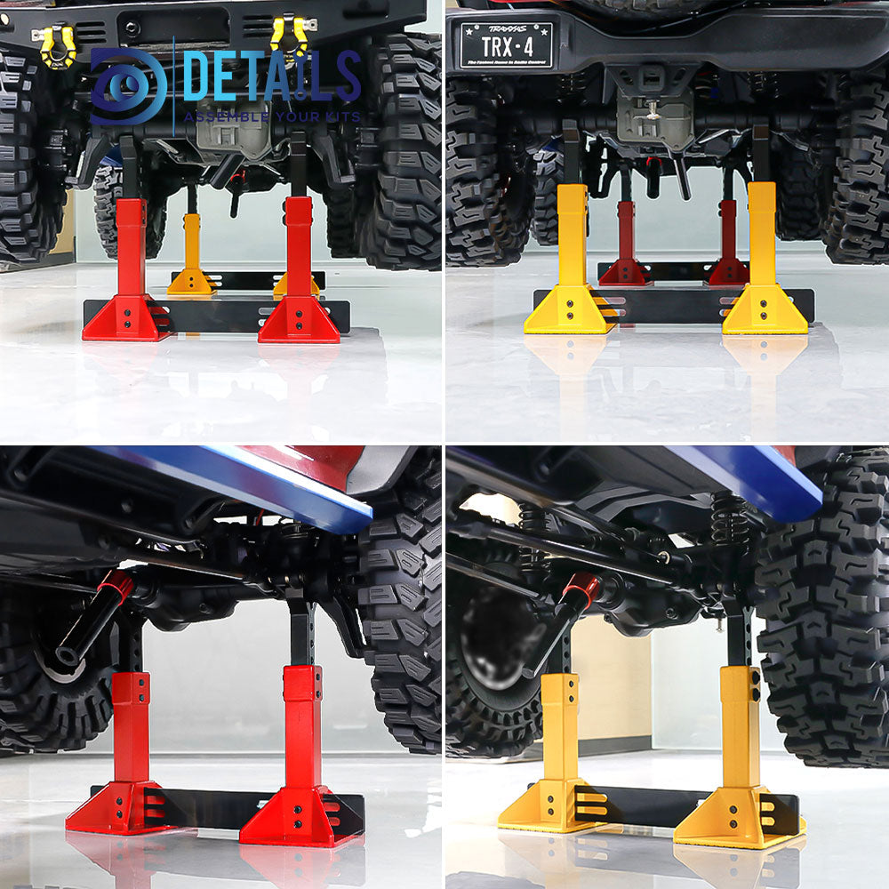 Metal Height Jack Stand for 1/18 1/10 1/8 1/7 Car 2pcs/set