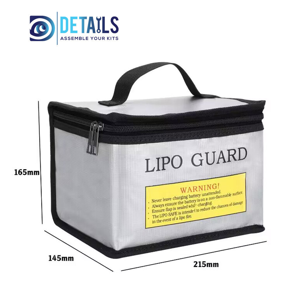 Fireproof Explosionproof Lipo Battery Safe Bag 215*145*165mm
