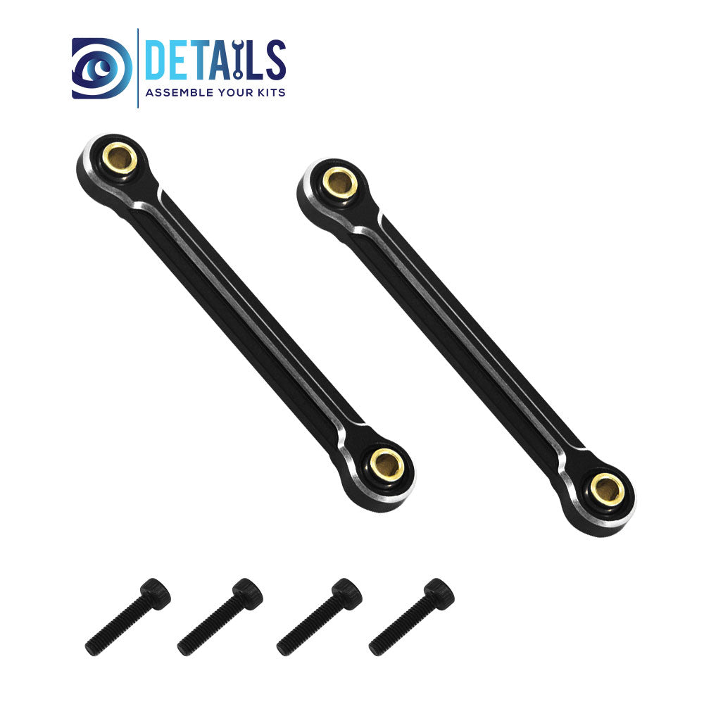 Aluminum Steering Set Steering&Rods Set For ARRMA 1/18 GRANITE GROM Upgrade Parts 2pcs