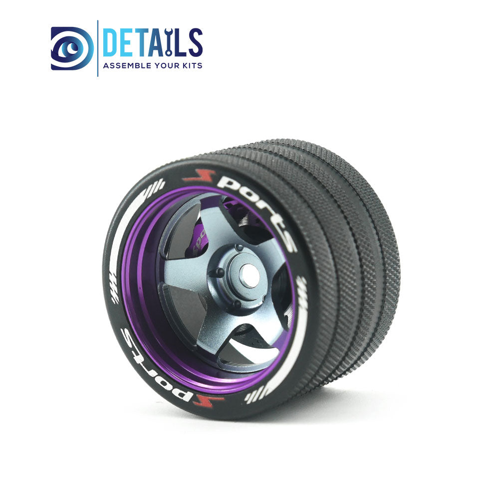 DTEL01038 Aluminum RC Transmitter Steering Handwheel for Sanwa/ Futaba/NB4/ 7PX/X9