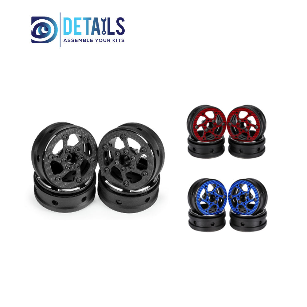 1.9'' Light Weight Carbon Fibre Wheels 4pcs/set A Style