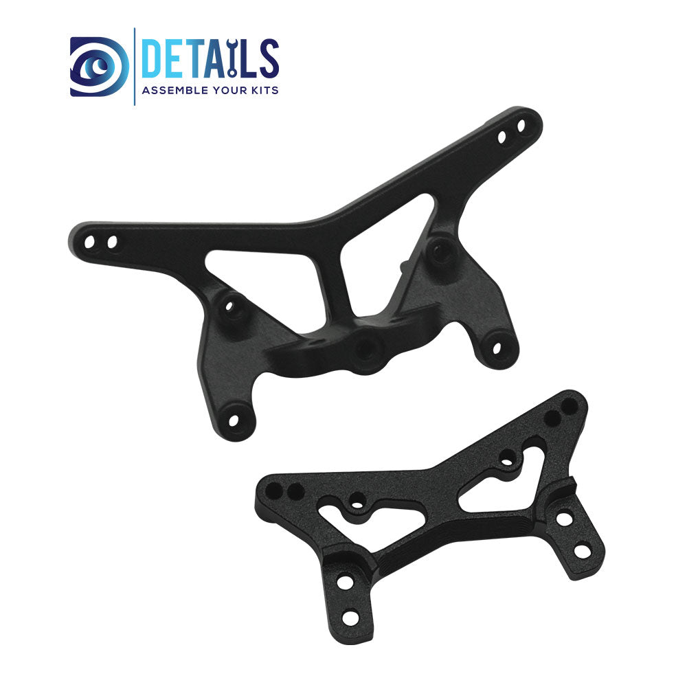 Aluminum Front Rear shock Mount For Losi 1/24 Micro-B Upgrade Parts 2pcs