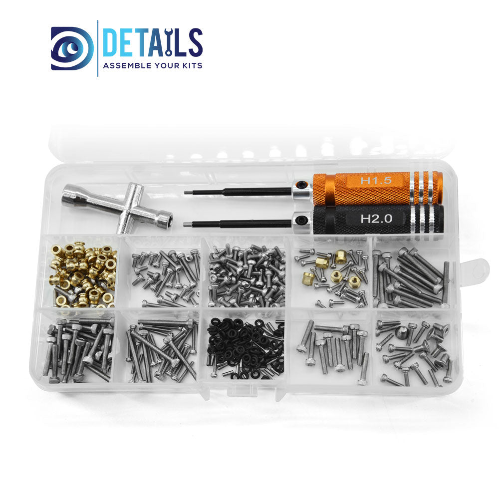 Screw Box Set for TRX-4M 1/18 Car 289pcs
