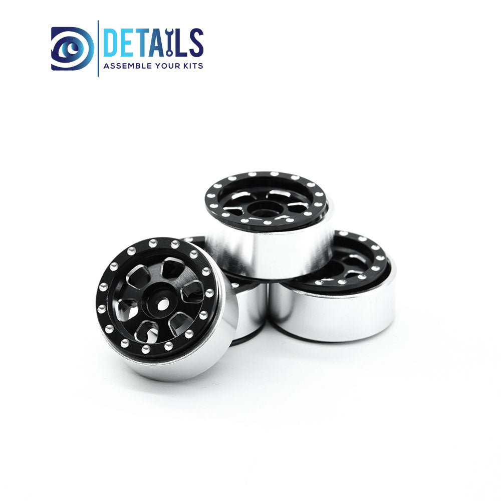 CNC ALU. Beadlock Wheels for TRX-4M 1/18 Car 4pcs/set 30X15mm