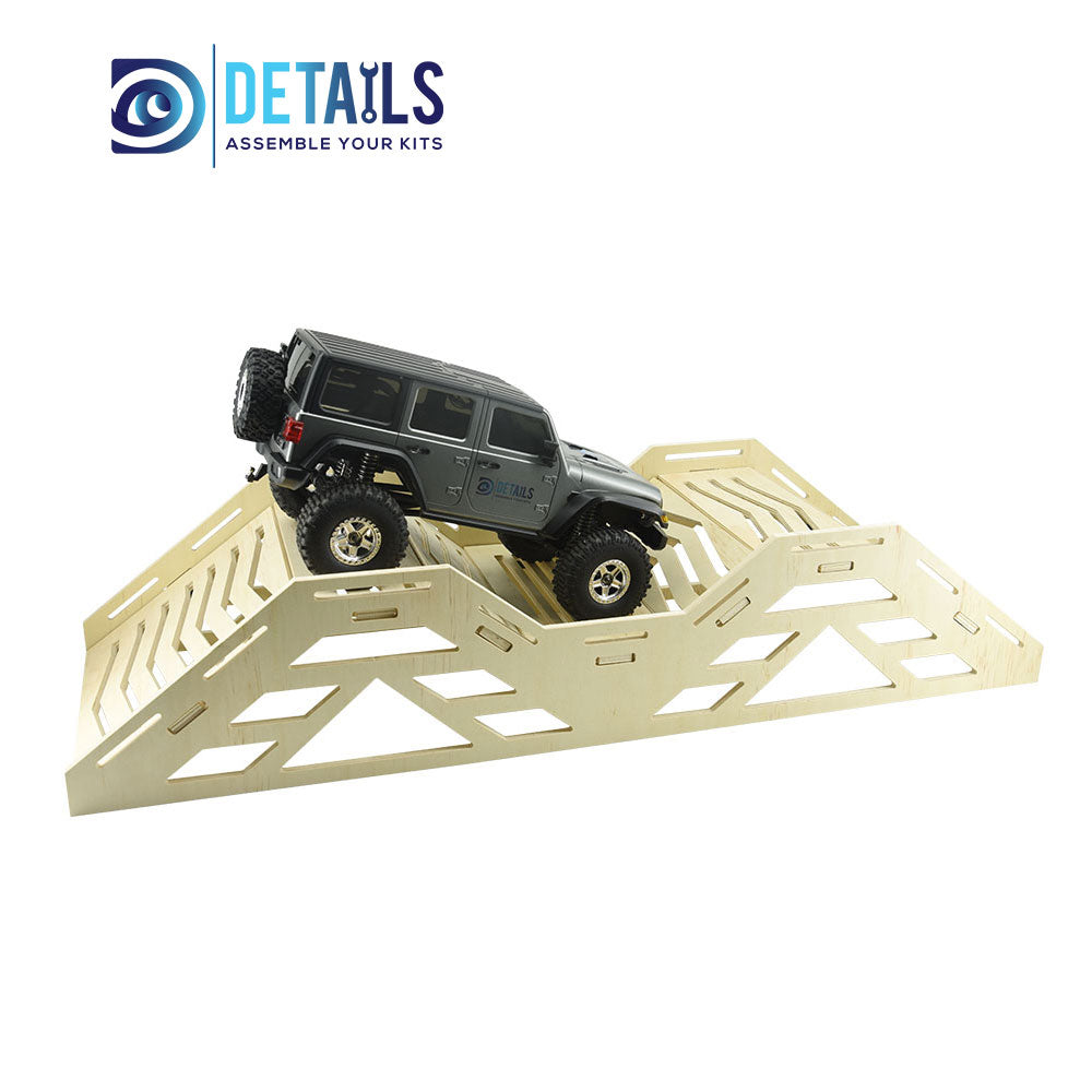 High Density RC Crawler Wood Board Tracks 5 layers Hardened Thickness E Style