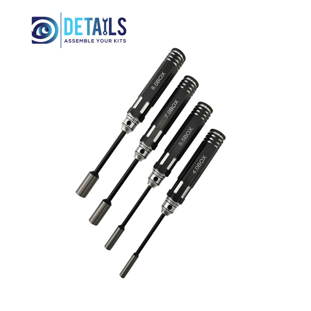 Nut Drivers Set - Black 4pcs