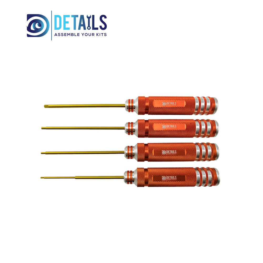 Classic Allen Wrench Set - Orange 4pcs