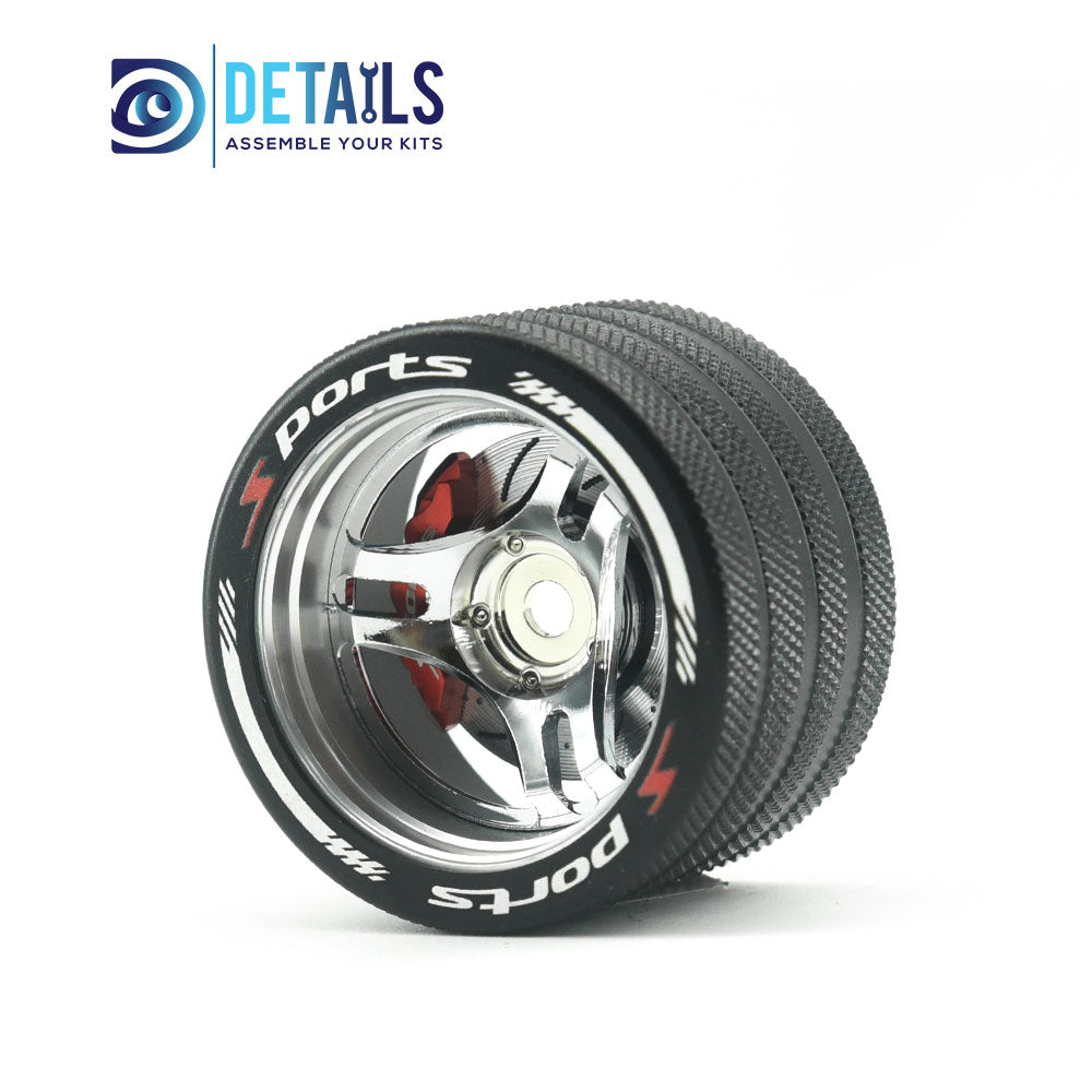 DTEL01044 Aluminum RC Transmitter Steering Handwheel for Sanwa/ Futaba/NB4/ 7PX/X9