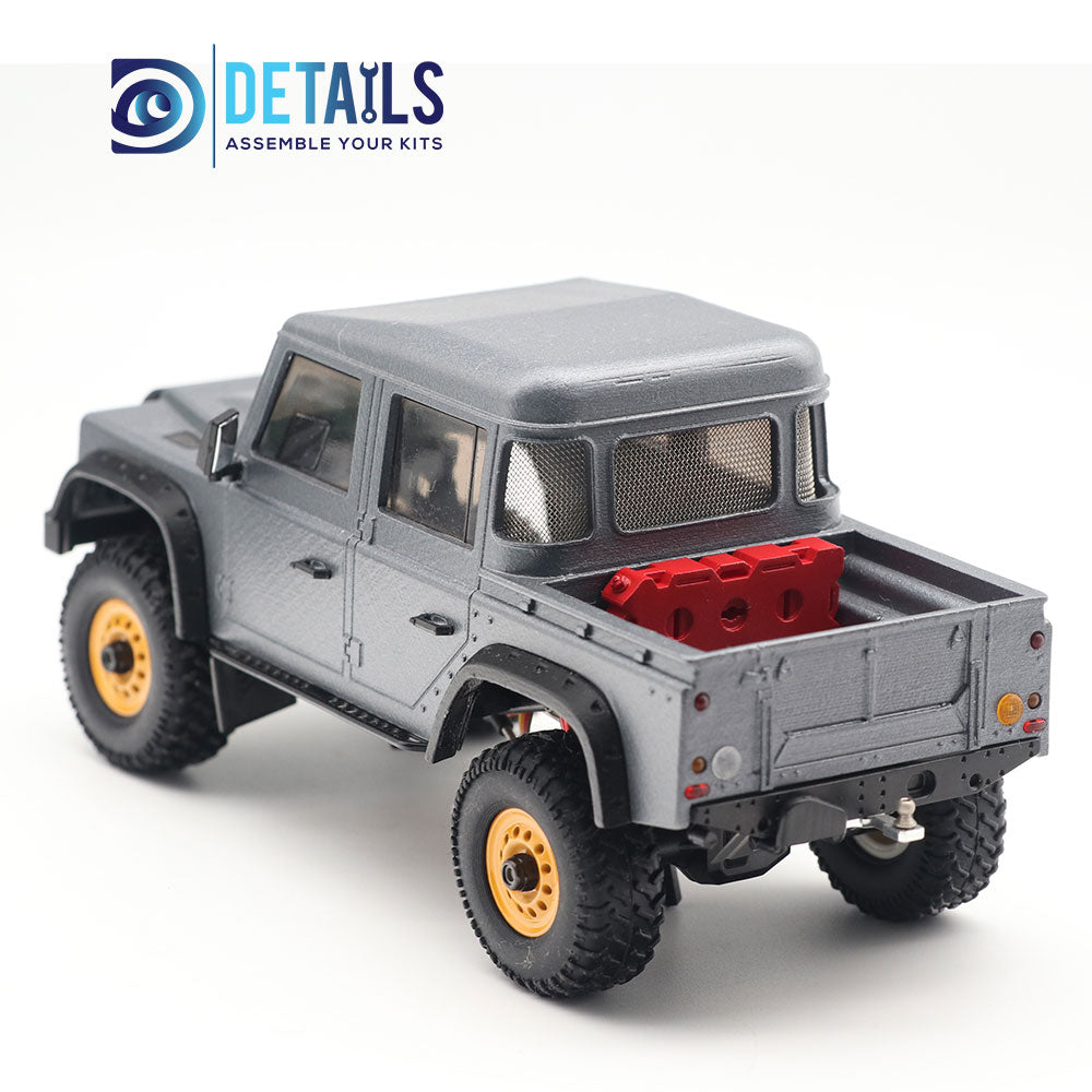 Plastic Mini 1/18 Scale Oil Box for 1/18 Car 1pc (45.2x17.8x7.6mm)