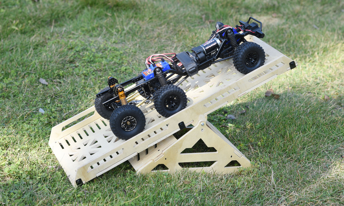 High Density RC Crawler Wood Board Tracks 5 layers Hardened Thickness C Style