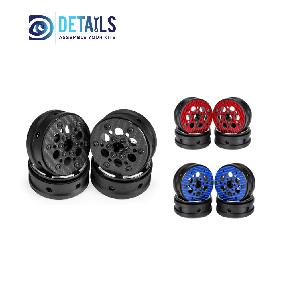 1.9'' Light Weight Carbon Fibre Wheels 4pcs/set D Style