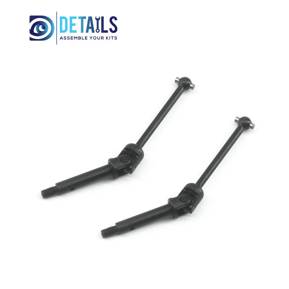 Steel Front Or Rear Universal Driveshaft / CVD For Losi LMT MINI 1/18 4WD Solid Axle Monster 2pcs