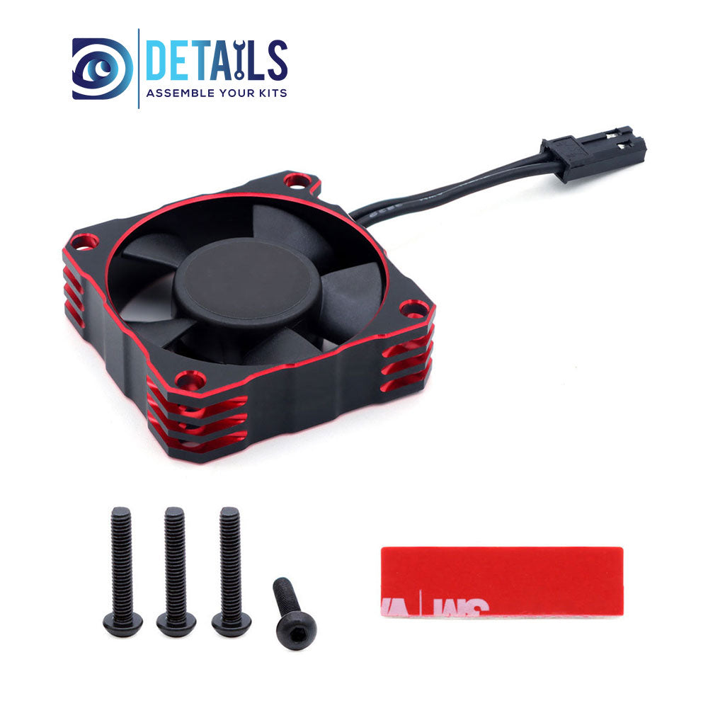 Hobby Details Aluminium 35x35 Fan with 45mm JST Wire 21000RPM