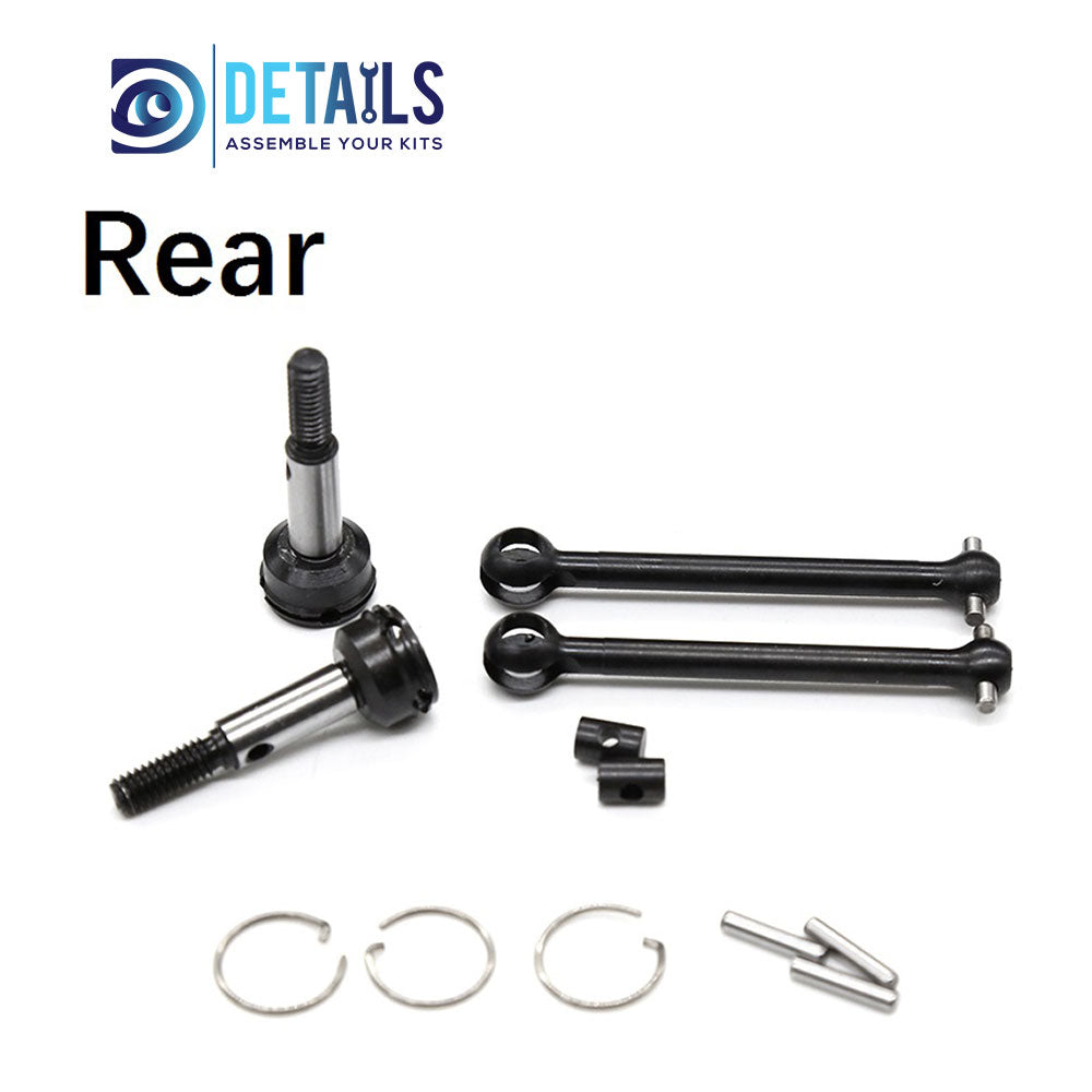 Front & Rear Drive Shaft CVD 54515 54516 42mm 39mm for Tamiya XV-01 TC-01 XV01 TC01 1/10 RC Car Upgrades Parts