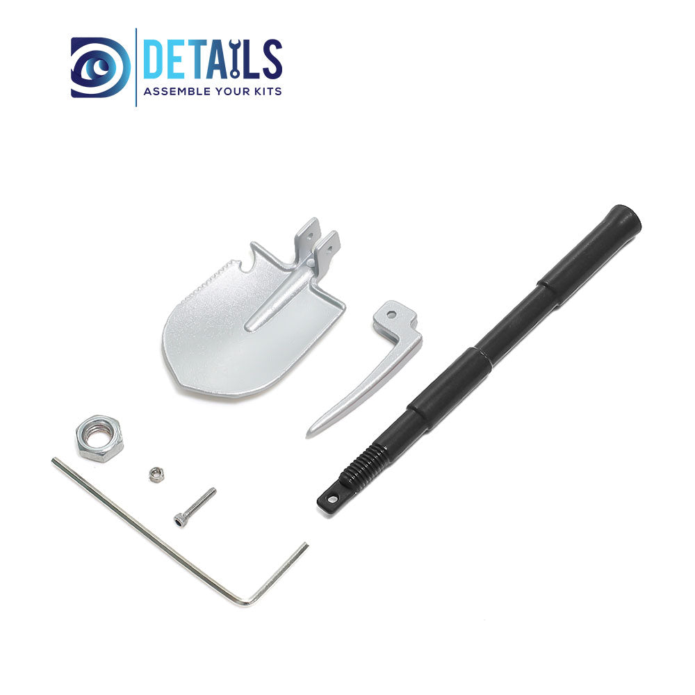 Hobby Details Model Shovel for RC Crawler A:Blue B:Red C:Black D:Yellow E:Green