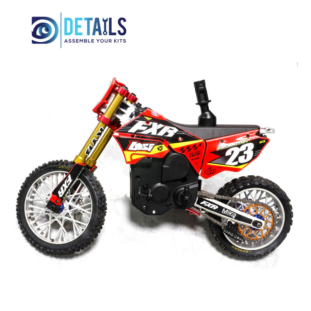 7075 Chain Guards Protector for LOSI 1/4 Promoto MX Motorcycle