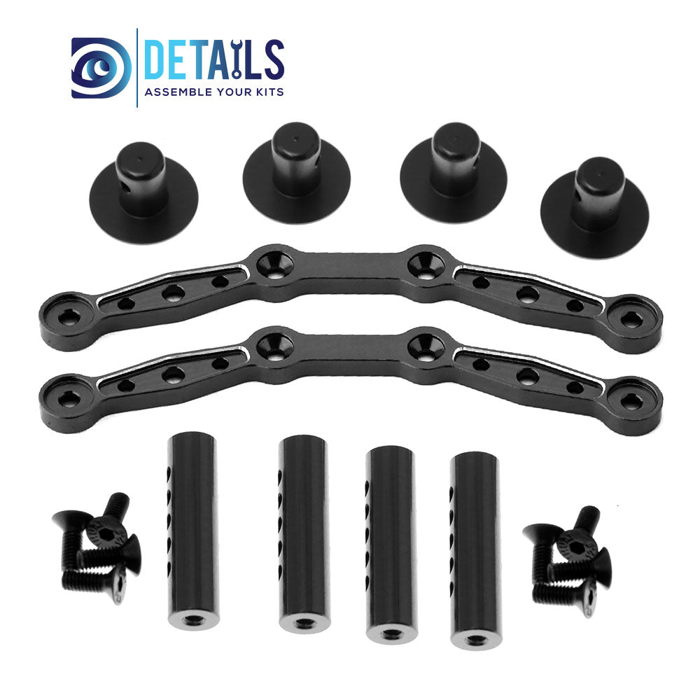 Aluminum Body Mount Post Shell Column for Arrma 1/8 Mojave Upgrade Parts