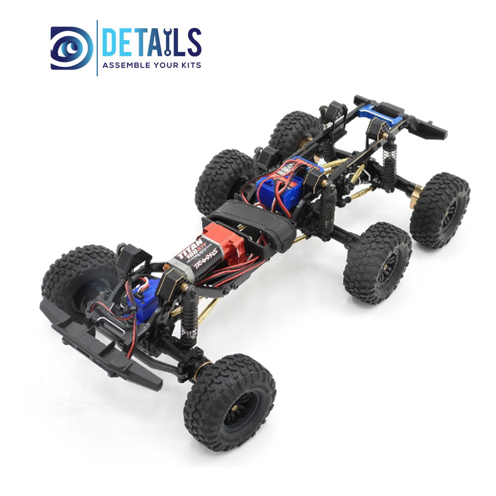 Brass TRX4M Portal Front Rear for 1/18 RC Crawler Car