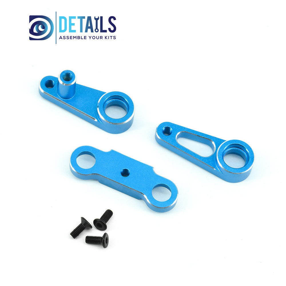 Hobby Details Aluminum Steering Set Steering&Rods Set for Tamiya BBX BBX01 Upgrades Parts