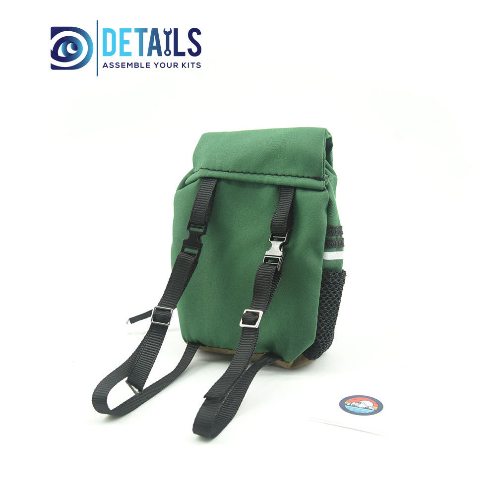 Hobby Details 1/10 Scale Piece Backpack Storage Bag Decoration for SCX10 TRX4 RC Crawler Car