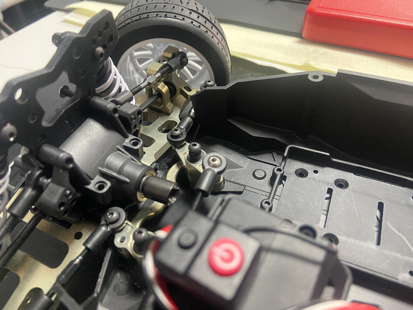 Hobby Details 7075 Aluminum hard oxidation Front C Hubs for Cen Racing 1/8 RC Car Upgrades Parts 2pcs/set