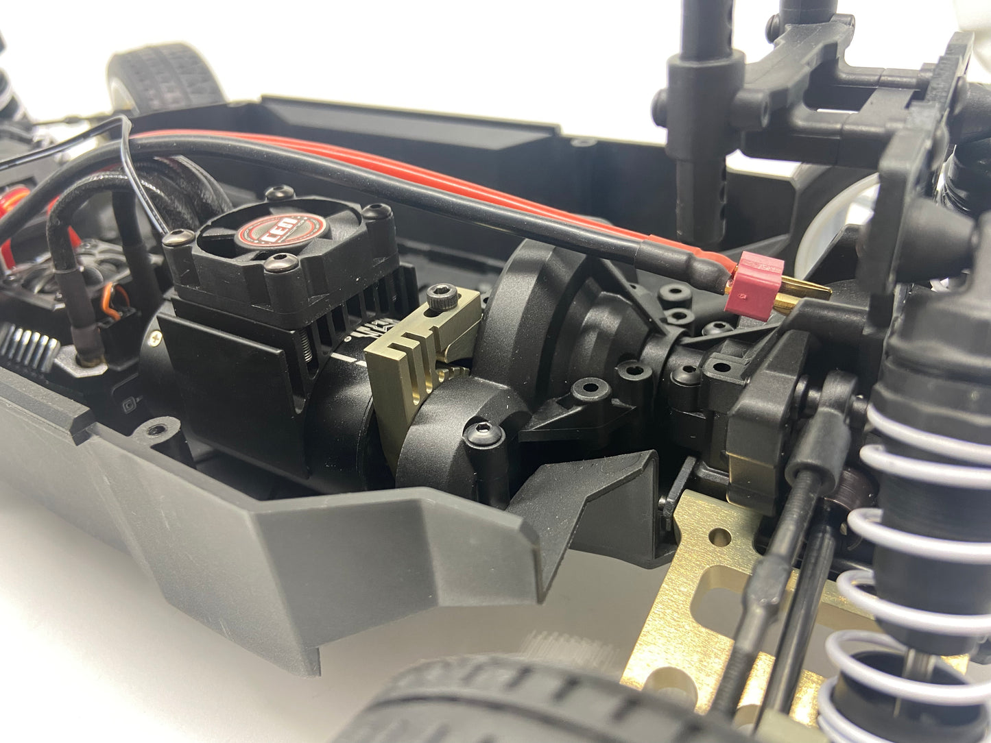 Hobby Details 7075 Aluminum hard oxidation Motor Disassemble Mount for Cen Racing 1/8 RC Car Upgrades Parts 2pcs/set