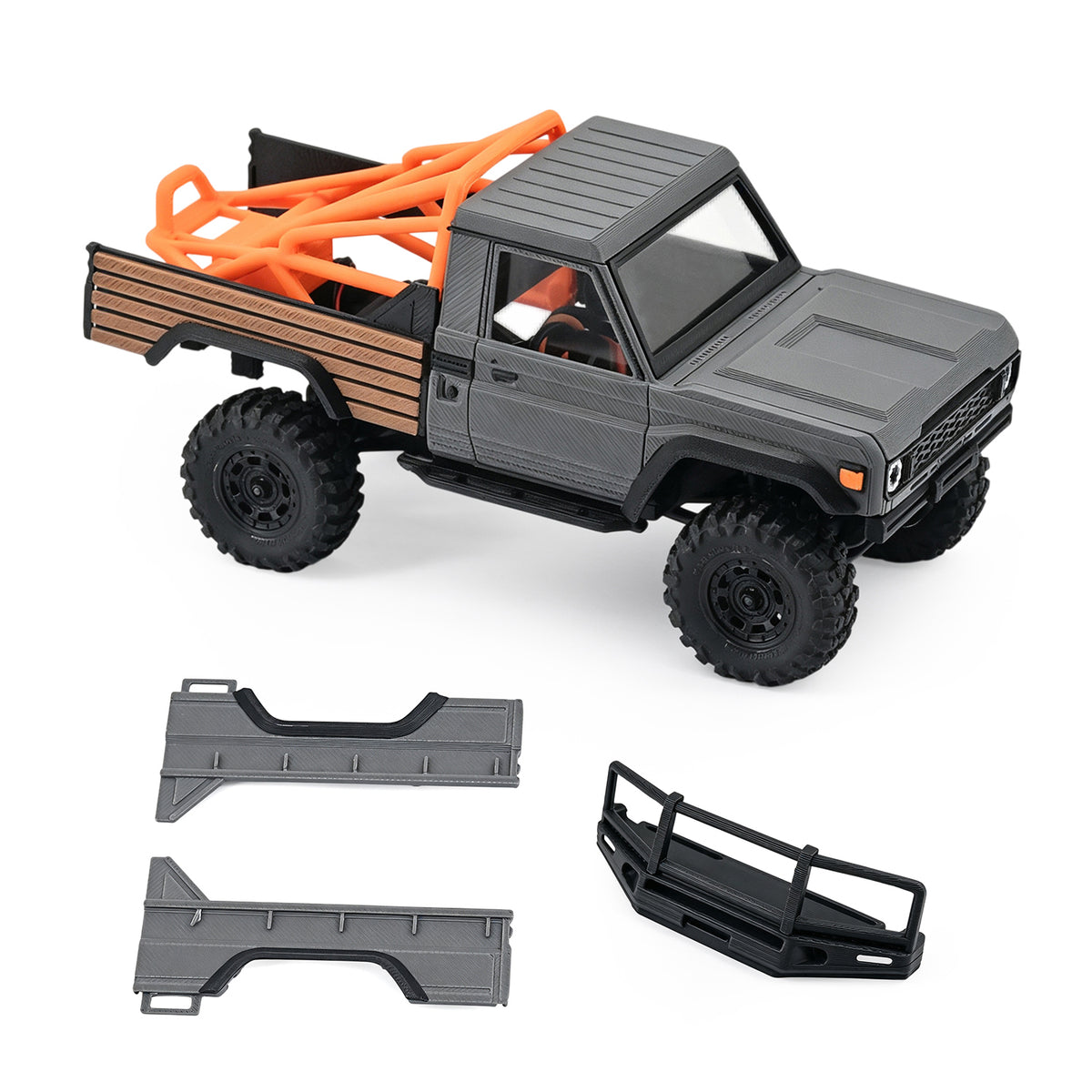 Hobbydetails King Ranch Edition Body with Roll Cage for Axial SCX30 Upgrade