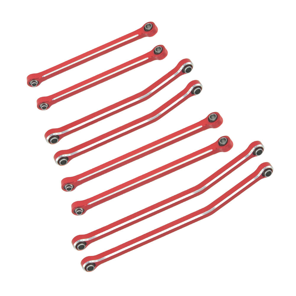 Hobby Details Aluminum Skid Link Rods for SCX30 Cars Upgrade Parts 8pcs/set