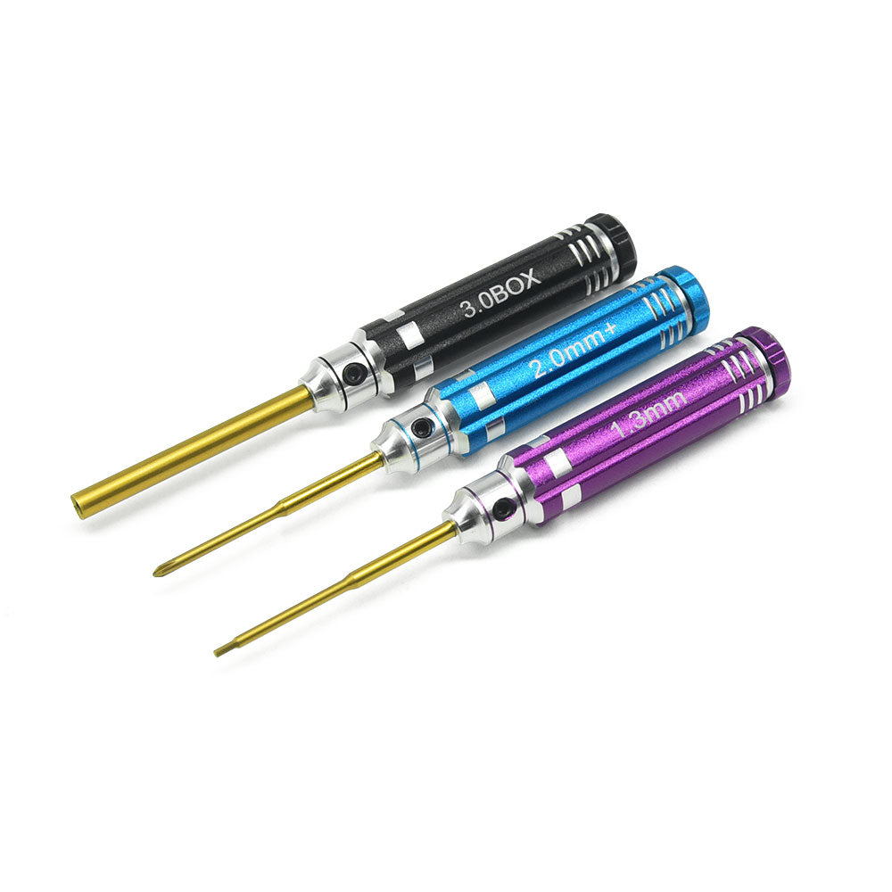 HobbyDetails RC Mini Tool Set for SCX30 3pcs/set(Hex1.3mm/PH2.0mm/Box3.0mm)