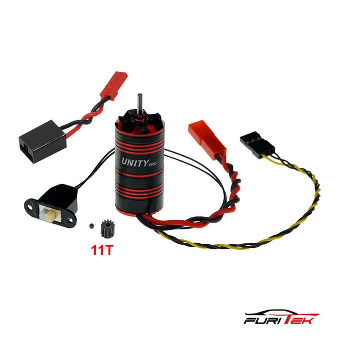 Furitek CRAWLCORE Waterproof Combo–UNITY PRO (2-in-1 ESC & Motor) & MICRO STELLAR 4M Transmission–for TRX4M