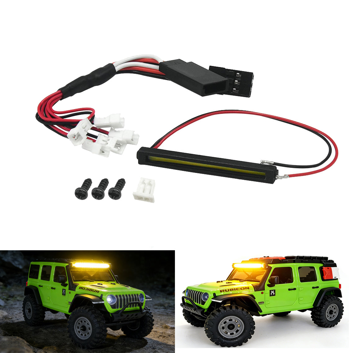 Hobby Details SCX30 lights Roof Lights Bumper Light Optional