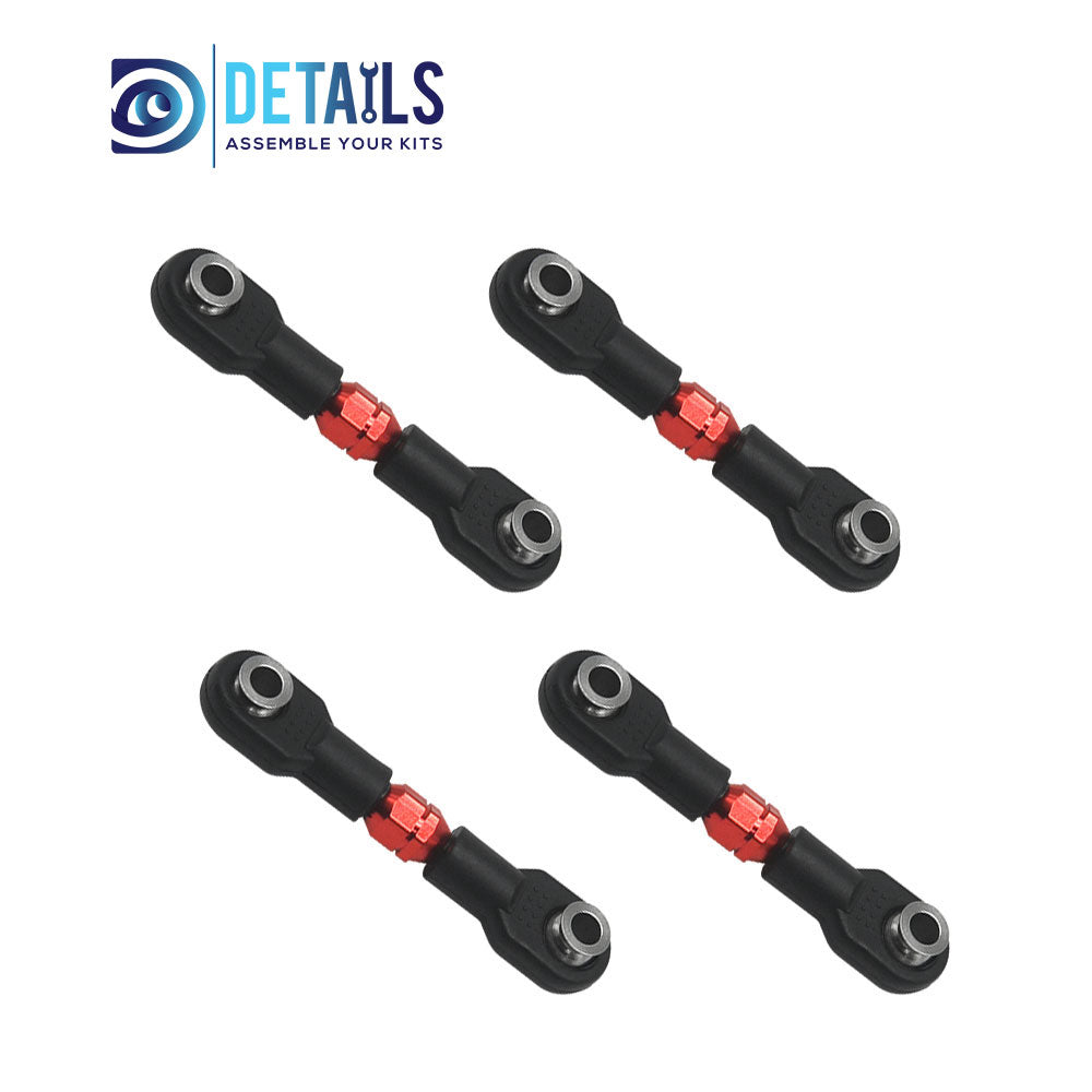 Aluminum Turnbuckle For TRAXXAS 1/10 4-TEC Drift Ford Mustang 4pcs
