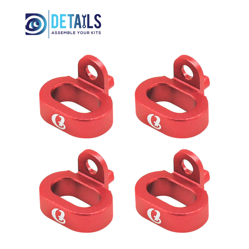 Hobby Details 7075 Aluminum wire mount For Traxxas Pro Scale Sand FUNCO Car 4pcs/set