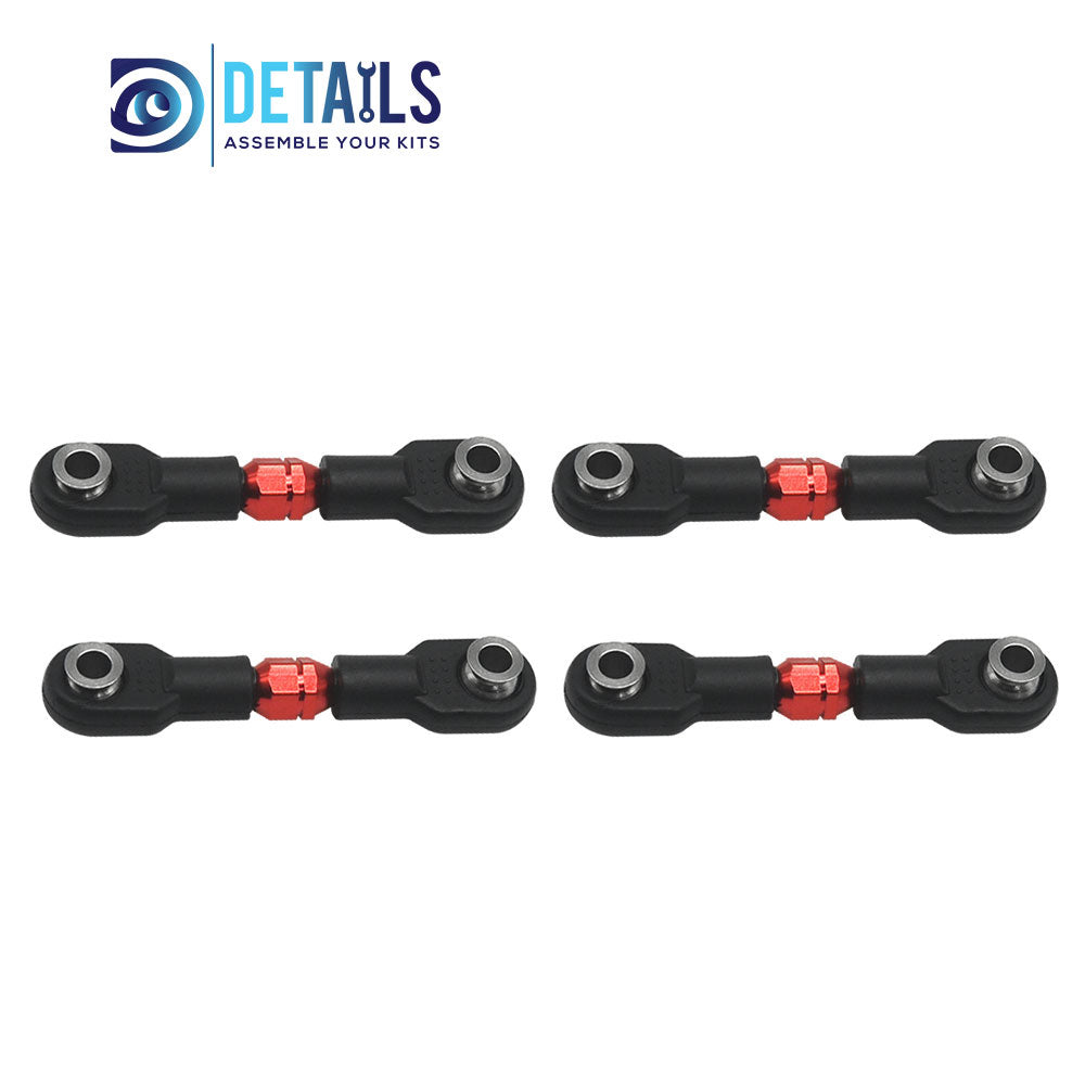 Aluminum Turnbuckle For TRAXXAS 1/10 4-TEC Drift Ford Mustang 4pcs