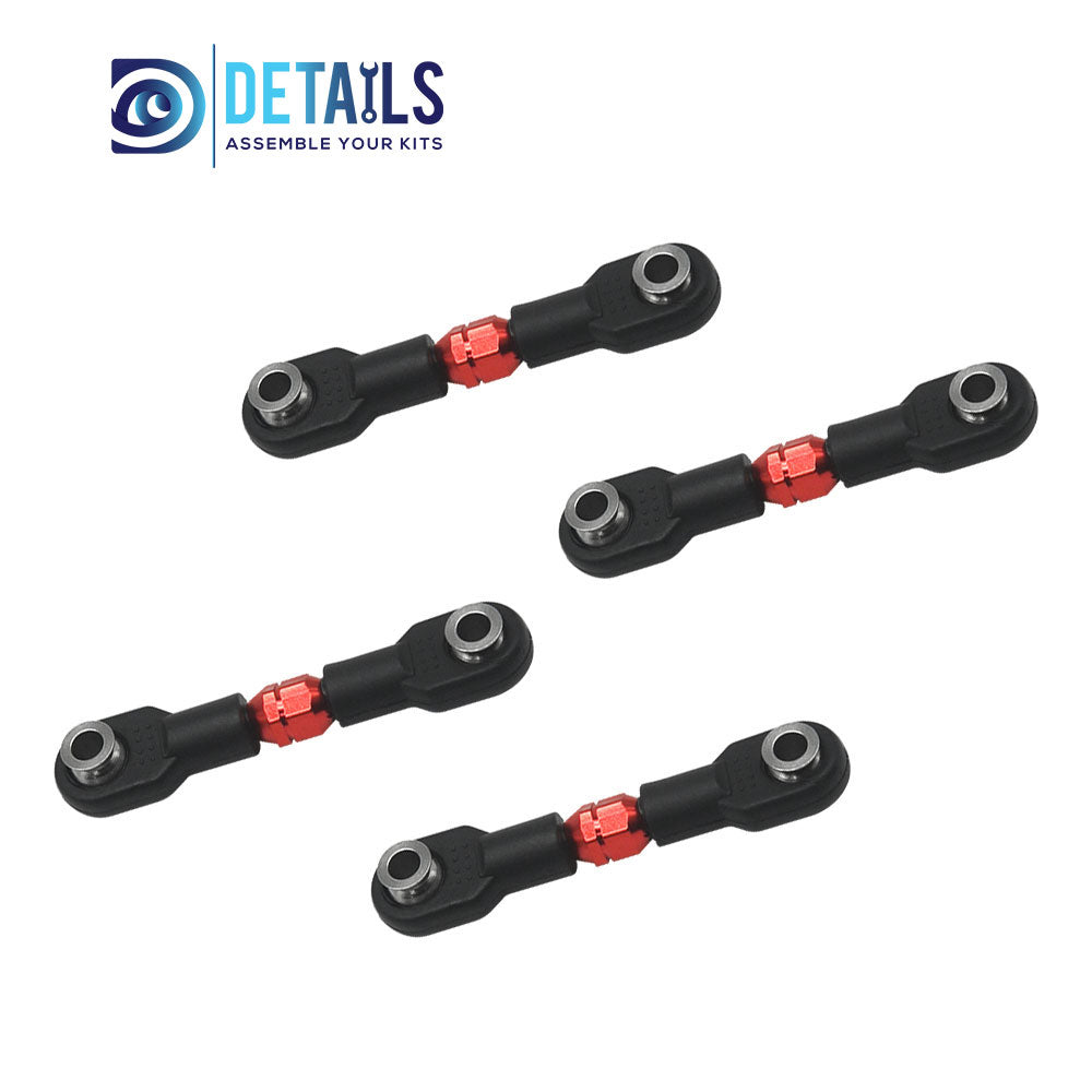 Aluminum Turnbuckle For TRAXXAS 1/10 4-TEC Drift Ford Mustang 4pcs