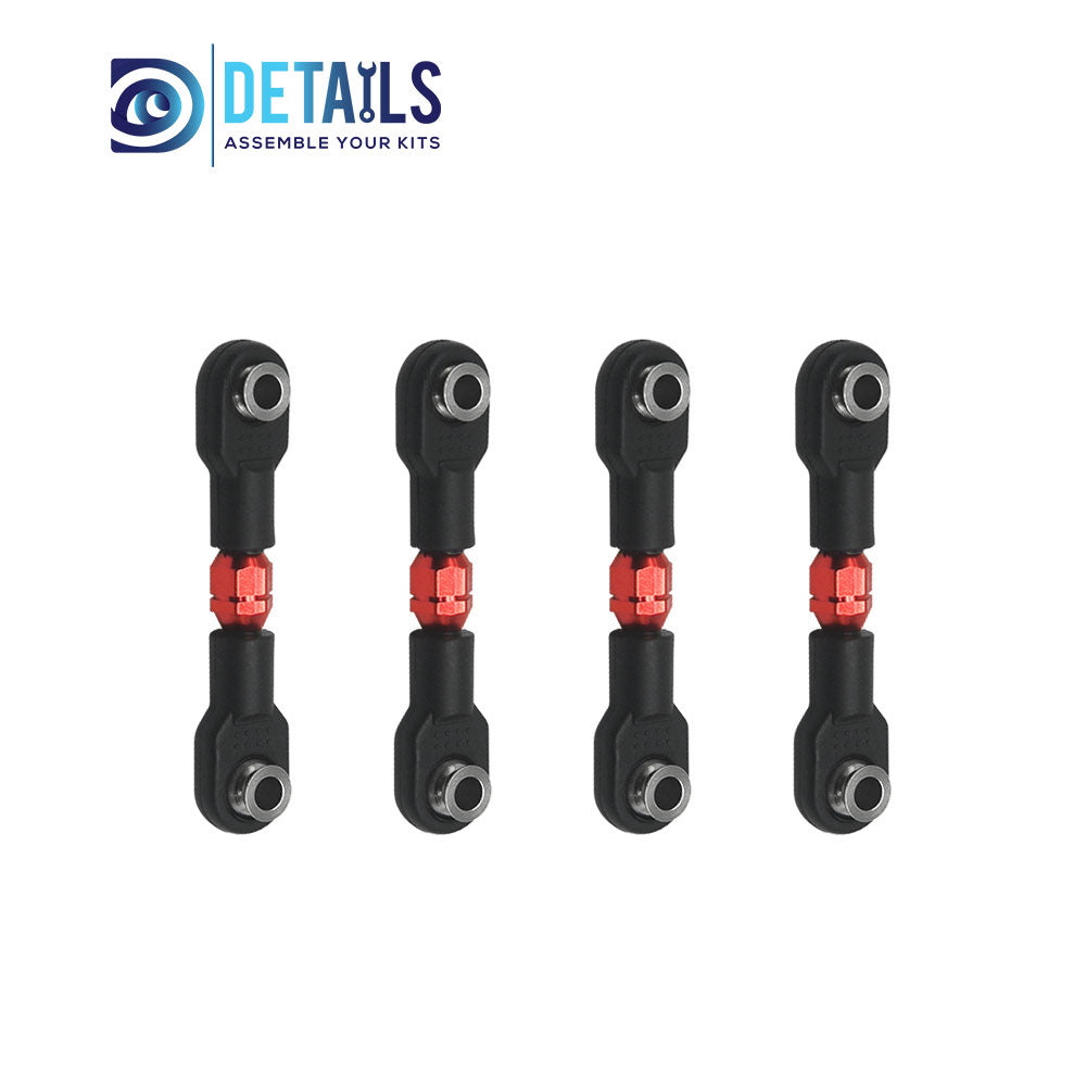 Aluminum Turnbuckle For TRAXXAS 1/10 4-TEC Drift Ford Mustang 4pcs