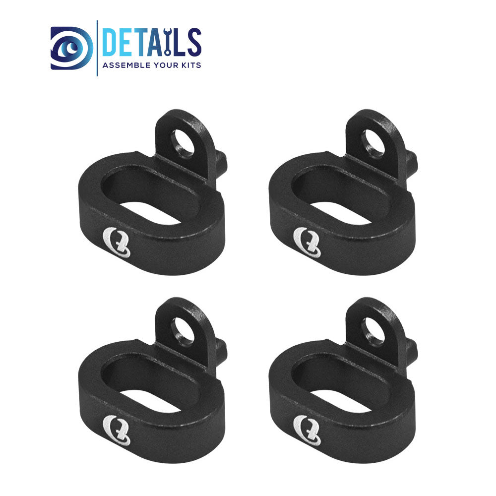 Hobby Details 7075 Aluminum wire mount For Traxxas Pro Scale Sand FUNCO Car 4pcs/set