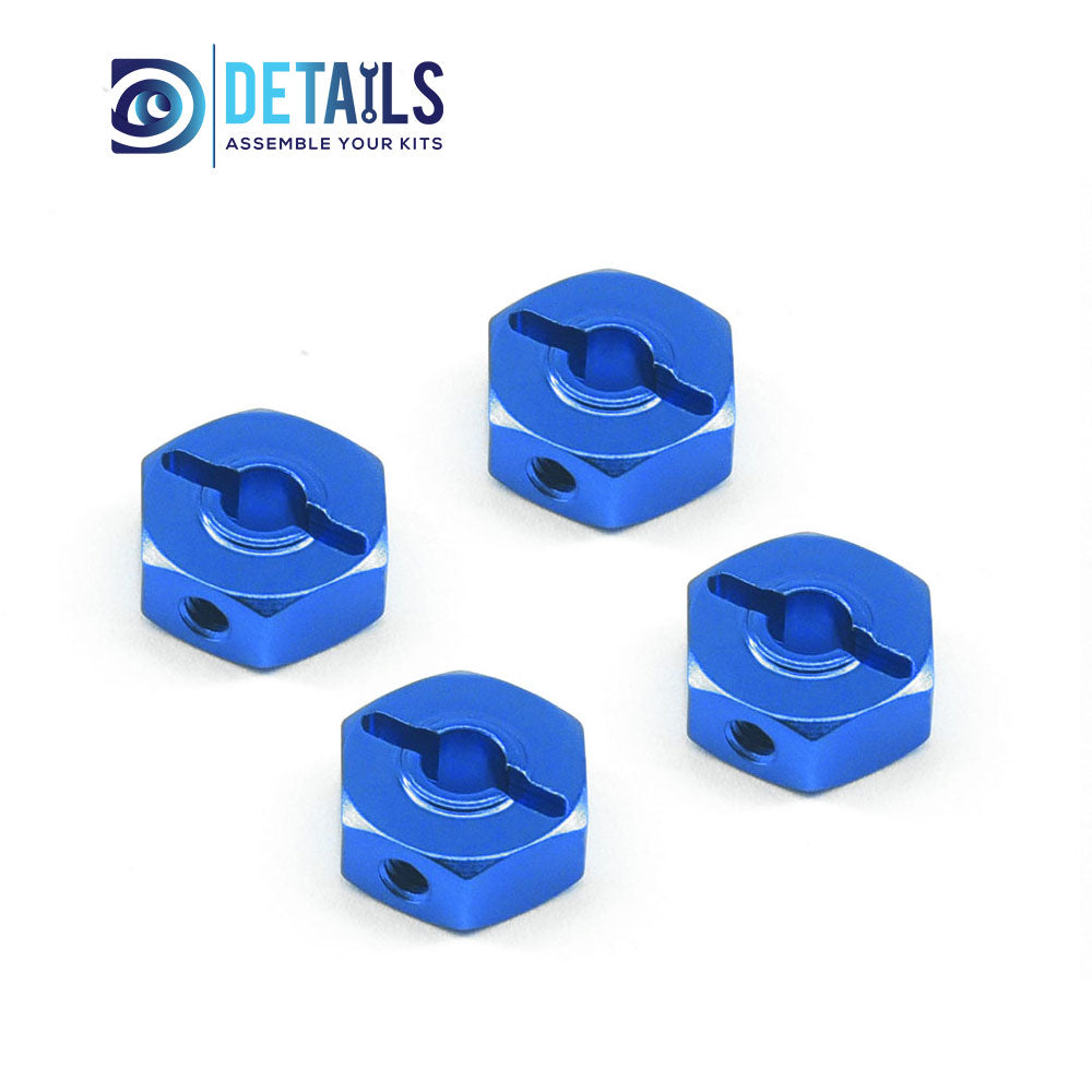 Aluminum 12X5mm Wheel Hex For Losi LMT MINI 1/18 4WD Solid Axle Monster