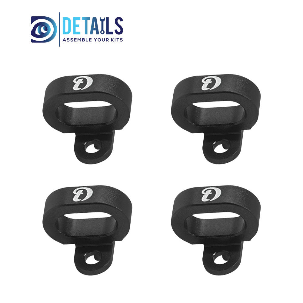 Hobby Details 7075 Aluminum wire mount For Traxxas Pro Scale Sand FUNCO Car 4pcs/set
