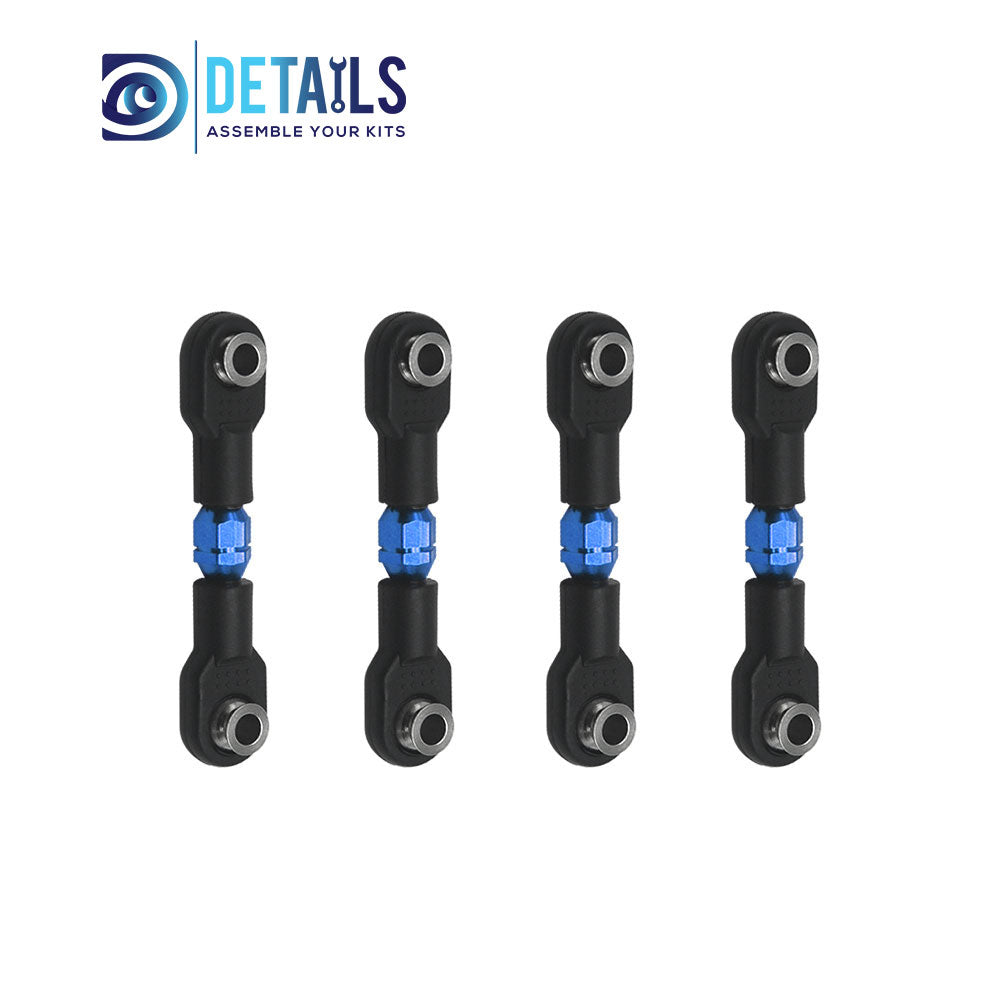Aluminum Turnbuckle For TRAXXAS 1/10 4-TEC Drift Ford Mustang 4pcs