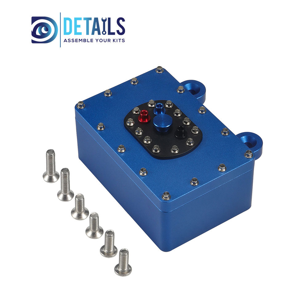 Aluminum CNC Scale Fuel Cell Receiver Box 60*40*26mm