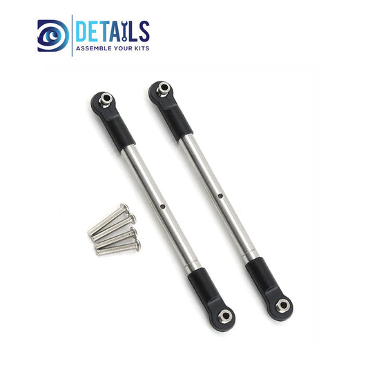 1/10 Traxxas MAXX V2 304 stainless steel Steering link  2pcs/set