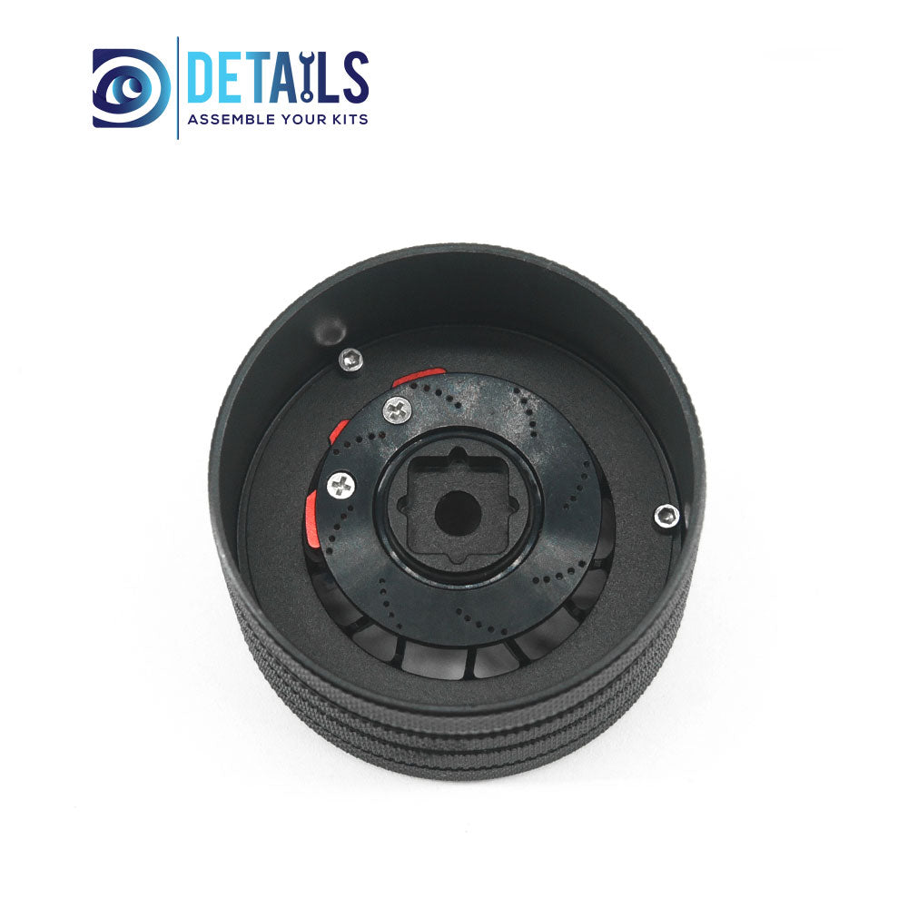 Aluminum RC Transmitter Steering Handwheel for Sanwa/ Futaba/NB4/ 7PX/X9  DTEL01037 Red