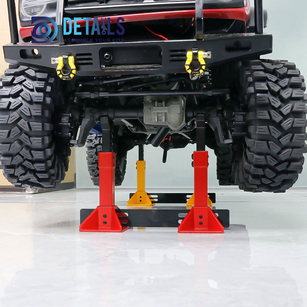 Metal Height Jack Stand for 1/18 1/10 1/8 1/7  Car 2pcs/set