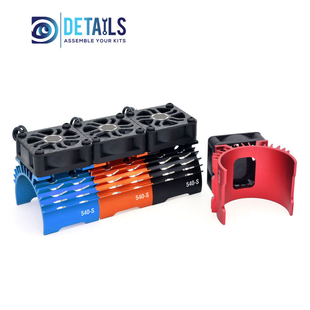 Hobby Details 36mm RC Car Motor Cooling Fan with Heatsink 28000RPM(540-S)