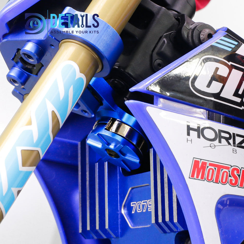 Hobby Details 7075 Aluminum  servo arm Set for LOSI 1/4 Promoto MX Motorcycle A:Red B:Black C:Blue D:Green