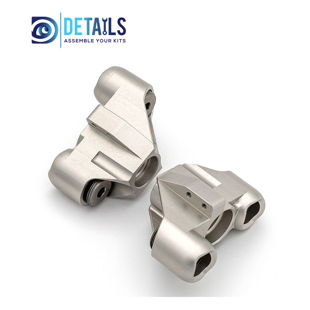 Aluminum Front Steering Blocks Steering Knuckles for Team Corally Kronos XP 6S XTR 1/8 RC Car Upgrades Parts