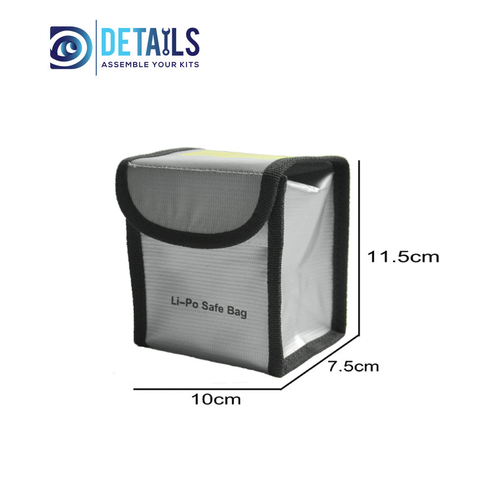 Fireproof Explosionproof Lipo Battery Safe Bag  65*50*95mm